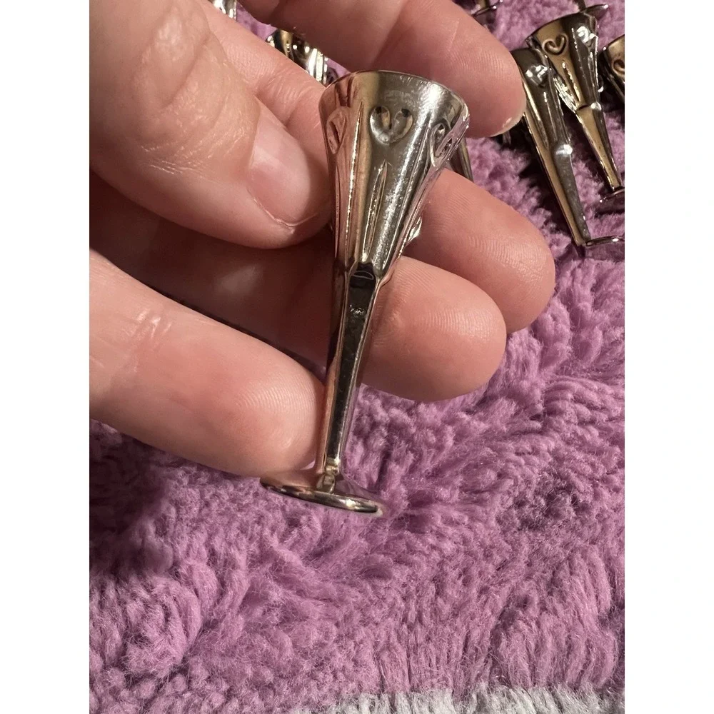 Waterford Toasting Flute Tac Pin Lot Bulk 45 Wedding Party Favor Hearts